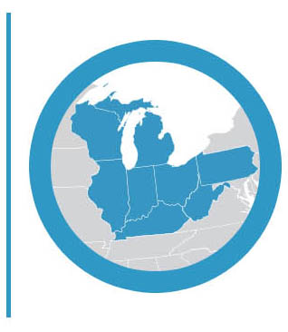 Great Lakes region graphic